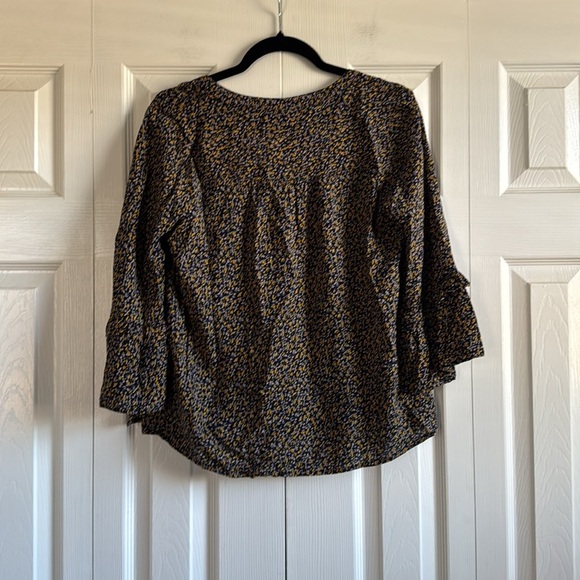 Anthropologie Maeve | Multi Colored Speckled | Button Down Top | size S - Picture 6 of 8